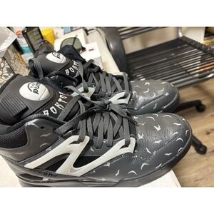 Reebok Pump Omni Zone 2 Black Grey 100230644 Men's Size 12